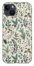 Load image into Gallery viewer, Winter Eucalyptus and Berry Pattern - Phone Case