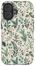 Load image into Gallery viewer, Winter Eucalyptus and Berry Pattern - Phone Case