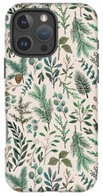 Load image into Gallery viewer, Winter Eucalyptus and Berry Pattern - Phone Case