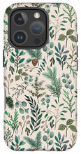 Load image into Gallery viewer, Winter Eucalyptus and Berry Pattern - Phone Case