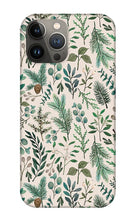 Load image into Gallery viewer, Winter Eucalyptus and Berry Pattern - Phone Case