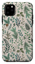 Load image into Gallery viewer, Winter Eucalyptus and Berry Pattern - Phone Case