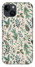 Load image into Gallery viewer, Winter Eucalyptus and Berry Pattern - Phone Case
