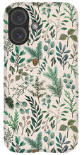 Load image into Gallery viewer, Winter Eucalyptus and Berry Pattern - Phone Case