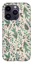 Load image into Gallery viewer, Winter Eucalyptus and Berry Pattern - Phone Case