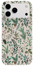 Load image into Gallery viewer, Winter Eucalyptus and Berry Pattern - Phone Case