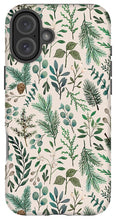 Load image into Gallery viewer, Winter Eucalyptus and Berry Pattern - Phone Case