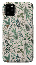 Load image into Gallery viewer, Winter Eucalyptus and Berry Pattern - Phone Case