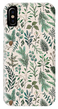 Load image into Gallery viewer, Winter Eucalyptus and Berry Pattern - Phone Case