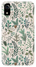 Load image into Gallery viewer, Winter Eucalyptus and Berry Pattern - Phone Case