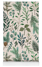 Load image into Gallery viewer, Winter Eucalyptus and Berry Pattern - Yoga Mat