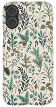 Load image into Gallery viewer, Winter Eucalyptus and Berry Pattern - Phone Case