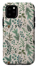 Load image into Gallery viewer, Winter Eucalyptus and Berry Pattern - Phone Case