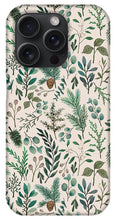 Load image into Gallery viewer, Winter Eucalyptus and Berry Pattern - Phone Case