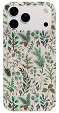 Load image into Gallery viewer, Winter Eucalyptus and Berry Pattern - Phone Case