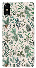 Load image into Gallery viewer, Winter Eucalyptus and Berry Pattern - Phone Case