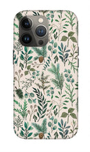 Load image into Gallery viewer, Winter Eucalyptus and Berry Pattern - Phone Case