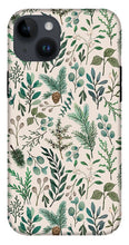 Load image into Gallery viewer, Winter Eucalyptus and Berry Pattern - Phone Case