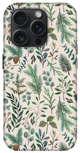 Load image into Gallery viewer, Winter Eucalyptus and Berry Pattern - Phone Case