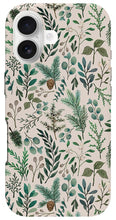 Load image into Gallery viewer, Winter Eucalyptus and Berry Pattern - Phone Case
