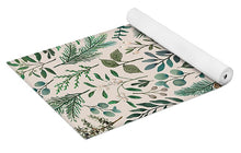 Load image into Gallery viewer, Winter Eucalyptus and Berry Pattern - Yoga Mat