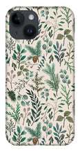 Load image into Gallery viewer, Winter Eucalyptus and Berry Pattern - Phone Case
