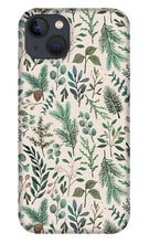 Load image into Gallery viewer, Winter Eucalyptus and Berry Pattern - Phone Case