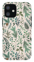 Load image into Gallery viewer, Winter Eucalyptus and Berry Pattern - Phone Case