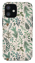 Load image into Gallery viewer, Winter Eucalyptus and Berry Pattern - Phone Case