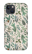 Load image into Gallery viewer, Winter Eucalyptus and Berry Pattern - Phone Case