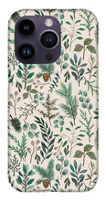 Load image into Gallery viewer, Winter Eucalyptus and Berry Pattern - Phone Case