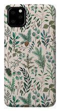 Load image into Gallery viewer, Winter Eucalyptus and Berry Pattern - Phone Case