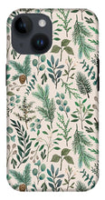 Load image into Gallery viewer, Winter Eucalyptus and Berry Pattern - Phone Case