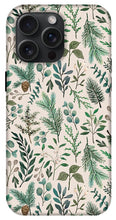 Load image into Gallery viewer, Winter Eucalyptus and Berry Pattern - Phone Case