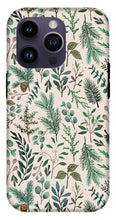 Load image into Gallery viewer, Winter Eucalyptus and Berry Pattern - Phone Case
