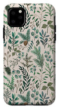 Load image into Gallery viewer, Winter Eucalyptus and Berry Pattern - Phone Case