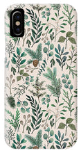 Load image into Gallery viewer, Winter Eucalyptus and Berry Pattern - Phone Case