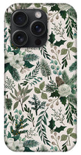 Load image into Gallery viewer, Winter Floral Pattern - Phone Case