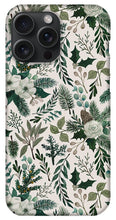Load image into Gallery viewer, Winter Floral Pattern - Phone Case