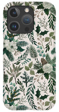 Load image into Gallery viewer, Winter Floral Pattern - Phone Case