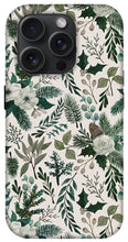 Load image into Gallery viewer, Winter Floral Pattern - Phone Case
