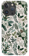 Load image into Gallery viewer, Winter Floral Pattern - Phone Case