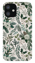 Load image into Gallery viewer, Winter Floral Pattern - Phone Case