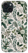 Load image into Gallery viewer, Winter Floral Pattern - Phone Case