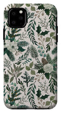 Load image into Gallery viewer, Winter Floral Pattern - Phone Case