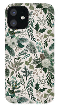 Load image into Gallery viewer, Winter Floral Pattern - Phone Case