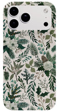 Load image into Gallery viewer, Winter Floral Pattern - Phone Case