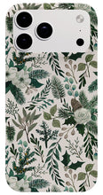 Load image into Gallery viewer, Winter Floral Pattern - Phone Case