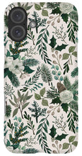 Load image into Gallery viewer, Winter Floral Pattern - Phone Case