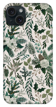 Load image into Gallery viewer, Winter Floral Pattern - Phone Case